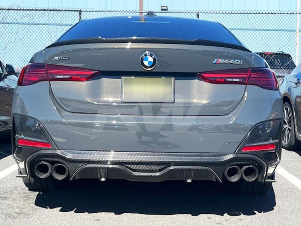 RW Carbon BMW G26 4-Series i4 Carbon Fiber Rear Trims - Image 5