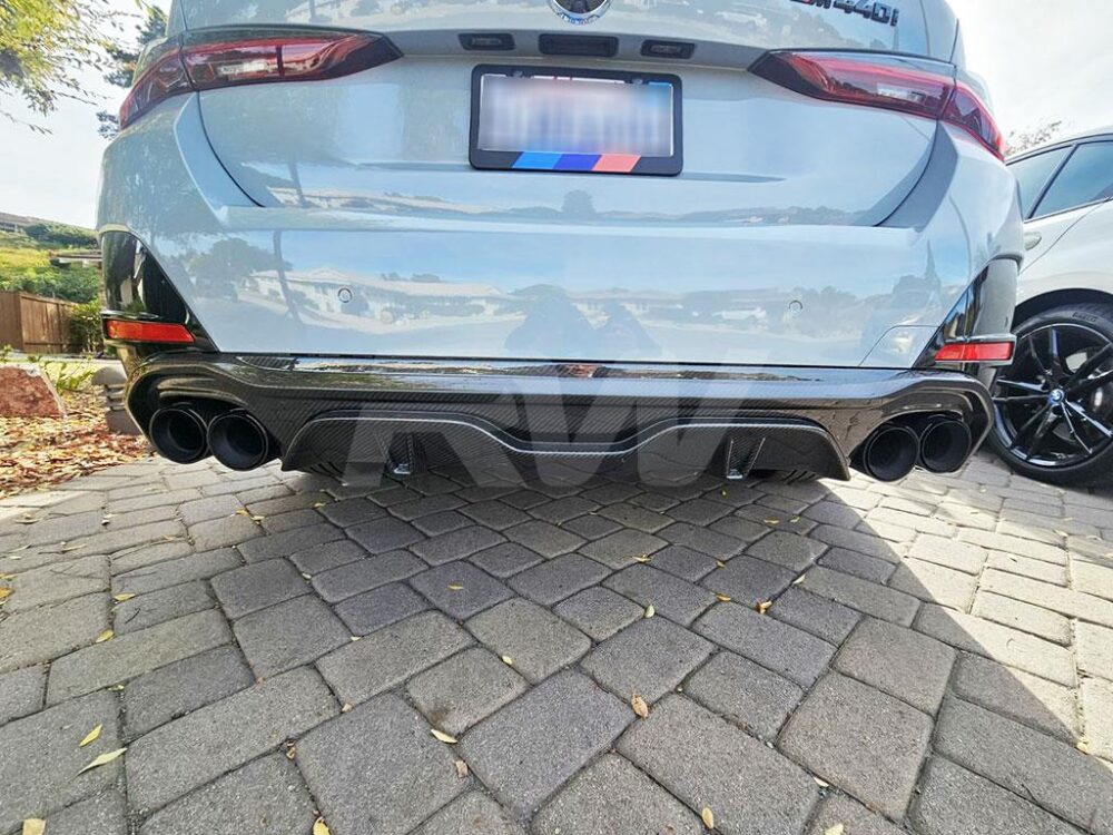 RW Carbon BMW G26 Gran Coupe 4-Series Carbon Fiber Diffuser - Image 4