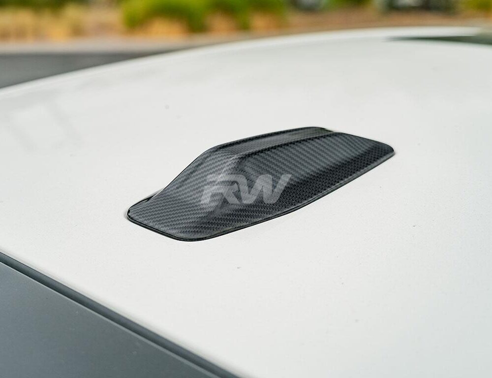 Alternative view of RW Carbon BMW G26 Gran Coupe Carbon Fiber Antenna Cover
