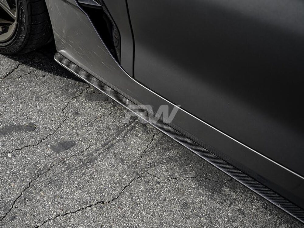 RW Carbon BMW G29 Z4 3D Style Carbon Fiber Side Skirts - Image 4
