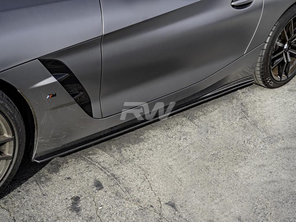 RW Carbon BMW G29 Z4 3D Style Carbon Fiber Side Skirts - Image 3