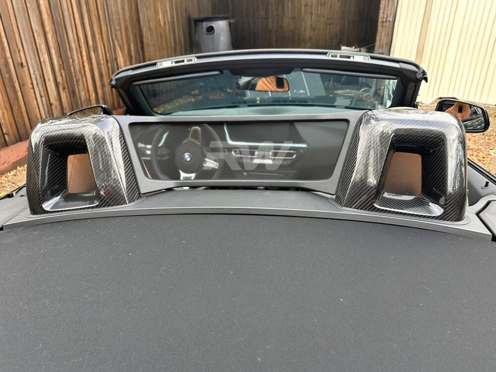 RW Carbon BMW G29 Z4 Carbon Fiber Headrest Covers - Image 6