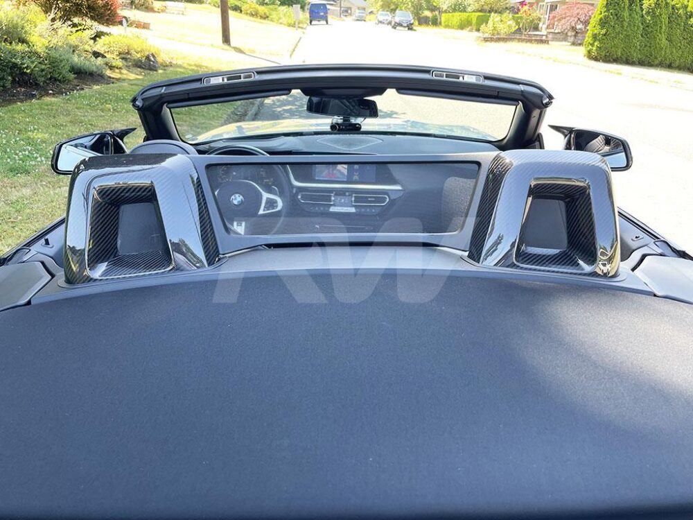 RW Carbon BMW G29 Z4 Carbon Fiber Headrest Covers - Image 2