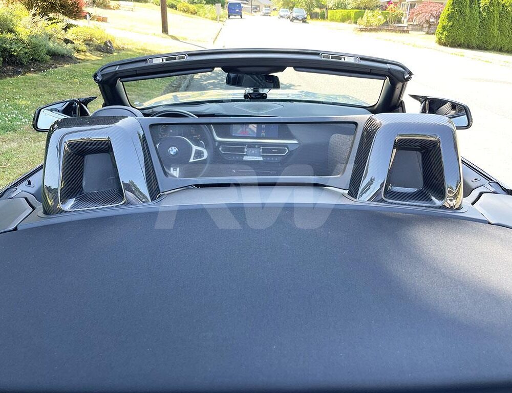 Alternative view of RW Carbon BMW G29 Z4 Carbon Fiber Headrest Covers