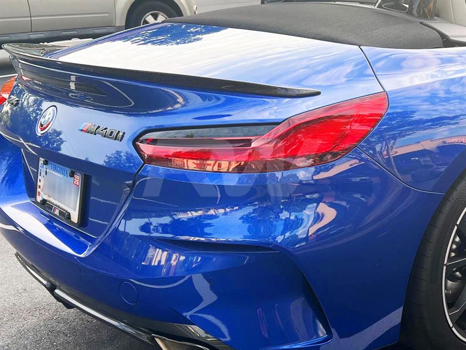 Alternative view of RW Carbon BMW G29 Z4 Carbon Fiber Trunk Spoiler