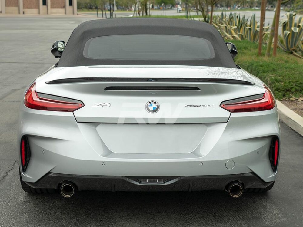 RW Carbon BMW G29 Z4 Carbon Fiber Trunk Spoiler - Image 11