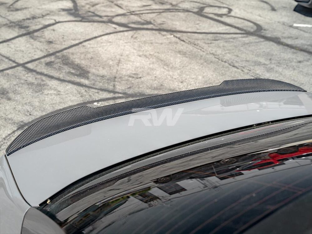 RW Carbon BMW G30 F90 CS Style Carbon Fiber Trunk Spoiler - Image 11