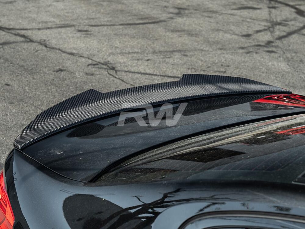 RW Carbon BMW G30 F90 GTX Carbon Fiber Trunk Spoiler - Image 6