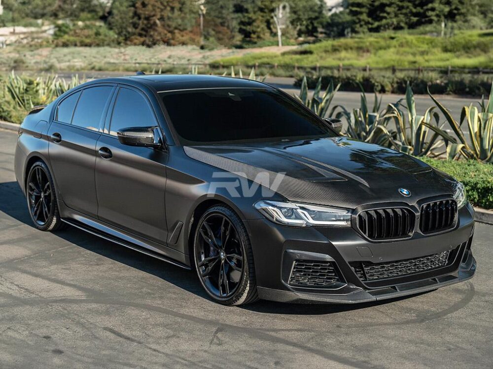 RW Carbon BMW G30 F90 M5 CS Style Carbon Fiber Hood - Image 2