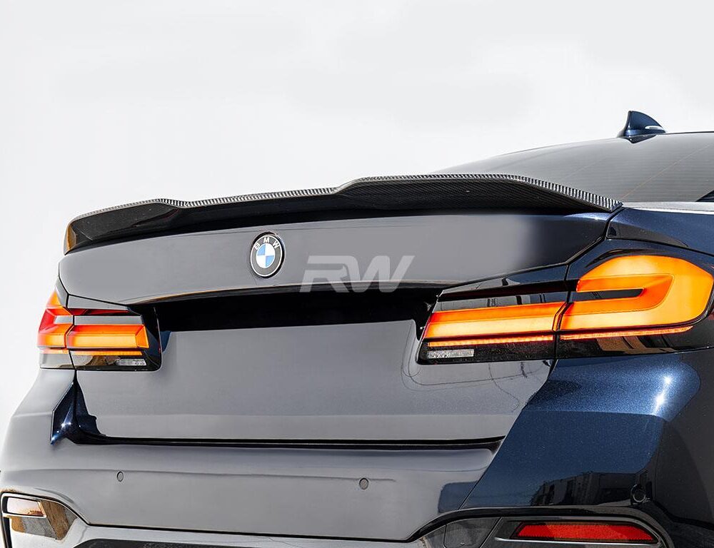 RW Carbon BMW G30 F90 Performance Style CF Trunk Spoiler