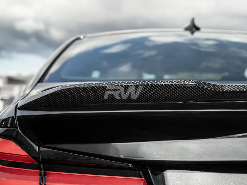 RW Carbon BMW G30 F90 Performance Style CF Trunk Spoiler - Image 6
