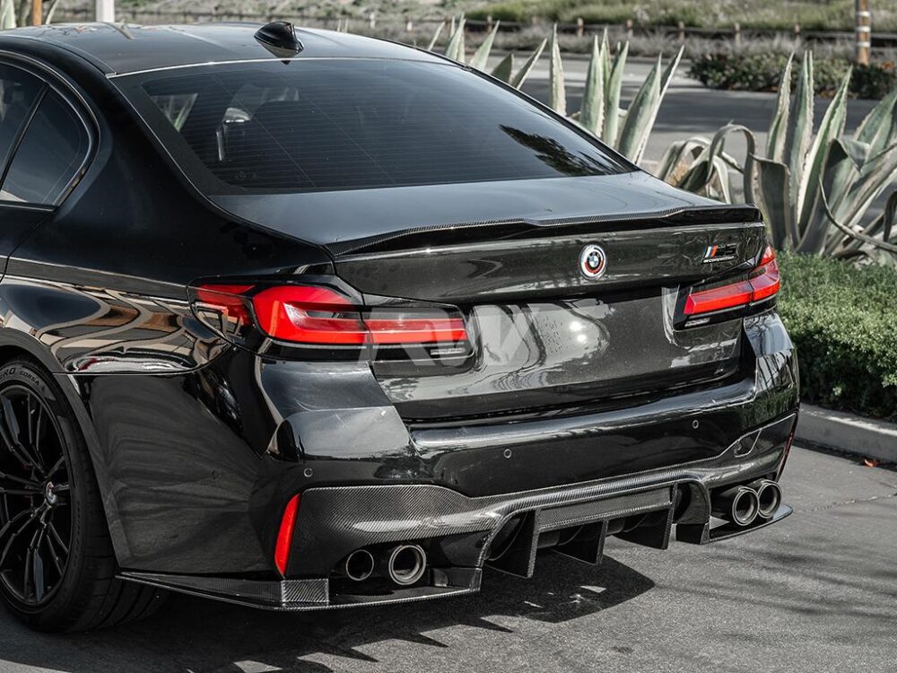 RW Carbon BMW G30 F90 Performance Style CF Trunk Spoiler - Image 8