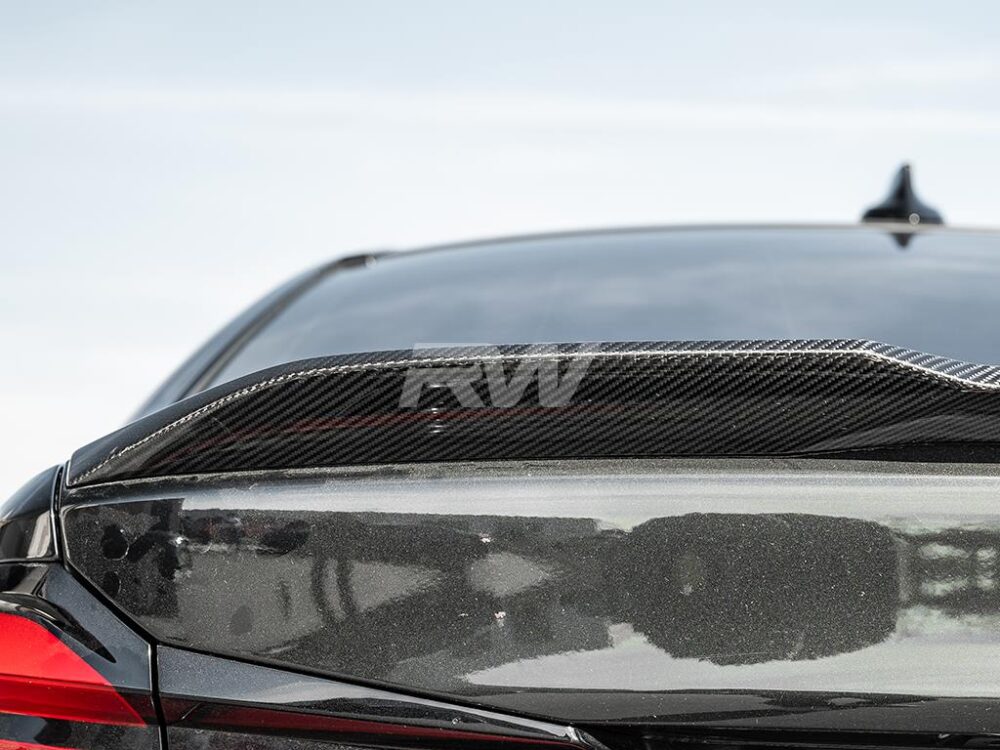 RW Carbon BMW G30 F90 Performance Style CF Trunk Spoiler - Image 9