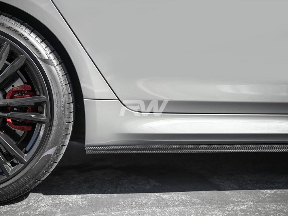 RW Carbon BMW G30 F90 RWS Carbon Fiber Side Skirt Extensions - Image 20