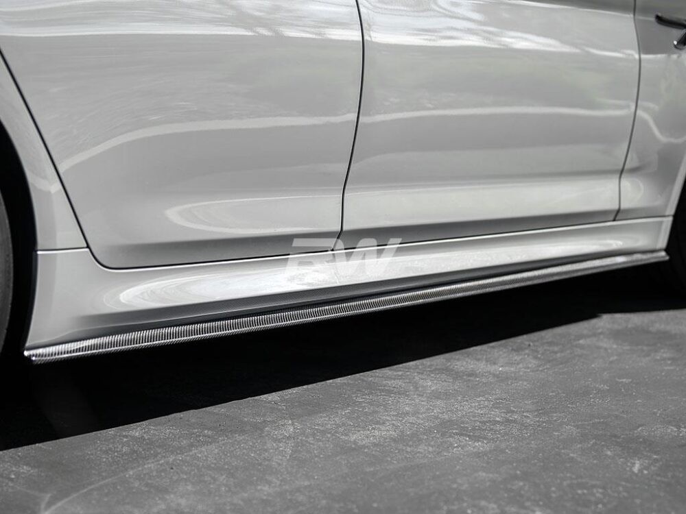 RW Carbon BMW G30 F90 RWS Carbon Fiber Side Skirt Extensions - Image 21