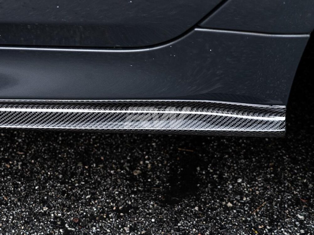 RW Carbon BMW G30 F90 RWS Carbon Fiber Side Skirt Extensions - Image 6