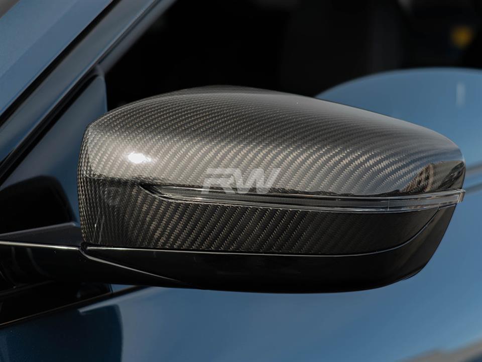 Alternative view of RW Carbon BMW G30 G20 G14 G15 G16 G22 G23 CF Mirror Caps