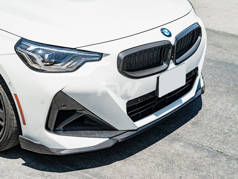 RW Carbon BMW G42 2-Series Carbon Fiber Front Air Duct Trims - Image 3