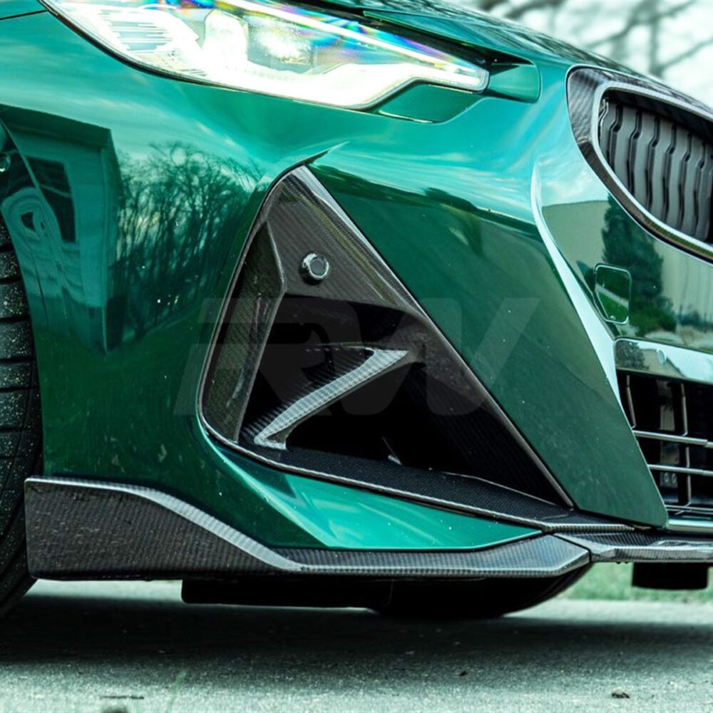 Alternative view of RW Carbon BMW G42 2-Series Carbon Fiber Front Air Duct Trims