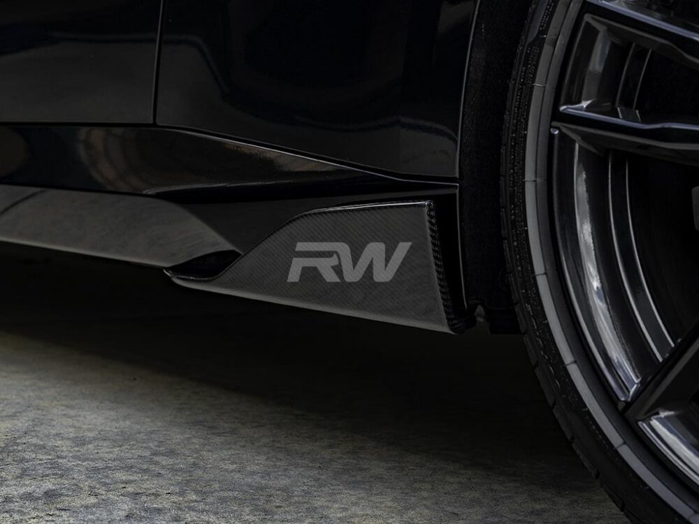 RW Carbon BMW G42 2-Series Carbon Fiber Side Skirt Winglets - Image 5
