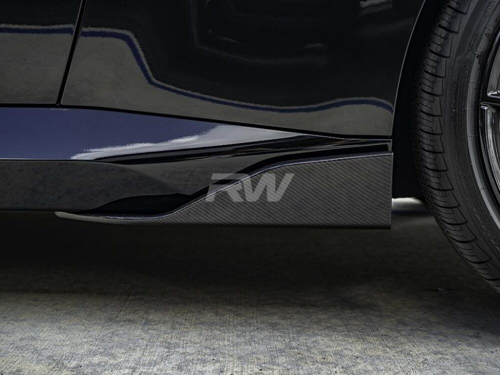 RW Carbon BMW G42 2-Series Carbon Fiber Side Skirt Winglets - Image 6