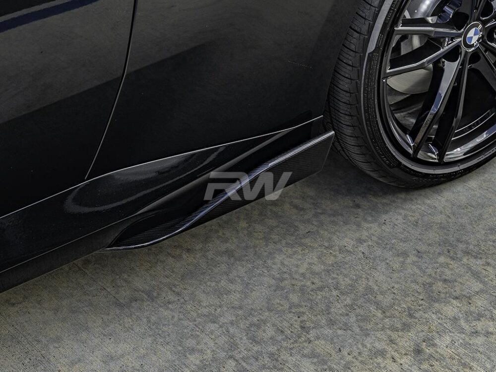 RW Carbon BMW G42 2-Series Carbon Fiber Side Skirt Winglets - Image 7