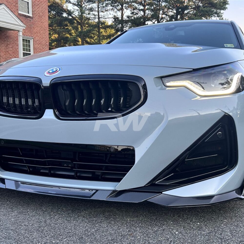 Alternative view of RW Carbon BMW G42 2-Series DTM Carbon Fiber Front Lip