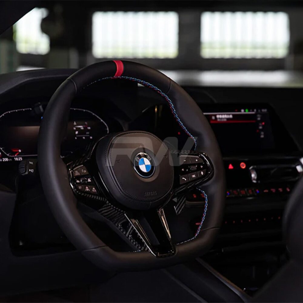 RW Carbon BMW G42 2-Series LCI Carbon Fiber Steering Wheel Trim
