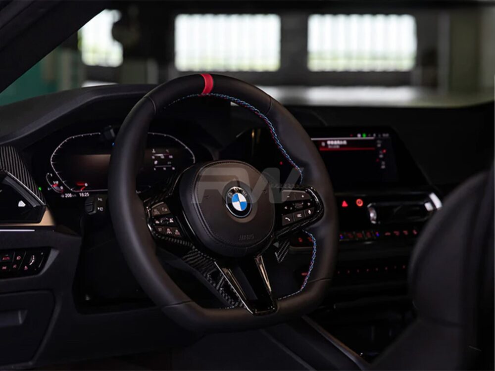 RW Carbon BMW G42 2-Series LCI Carbon Fiber Steering Wheel Trim