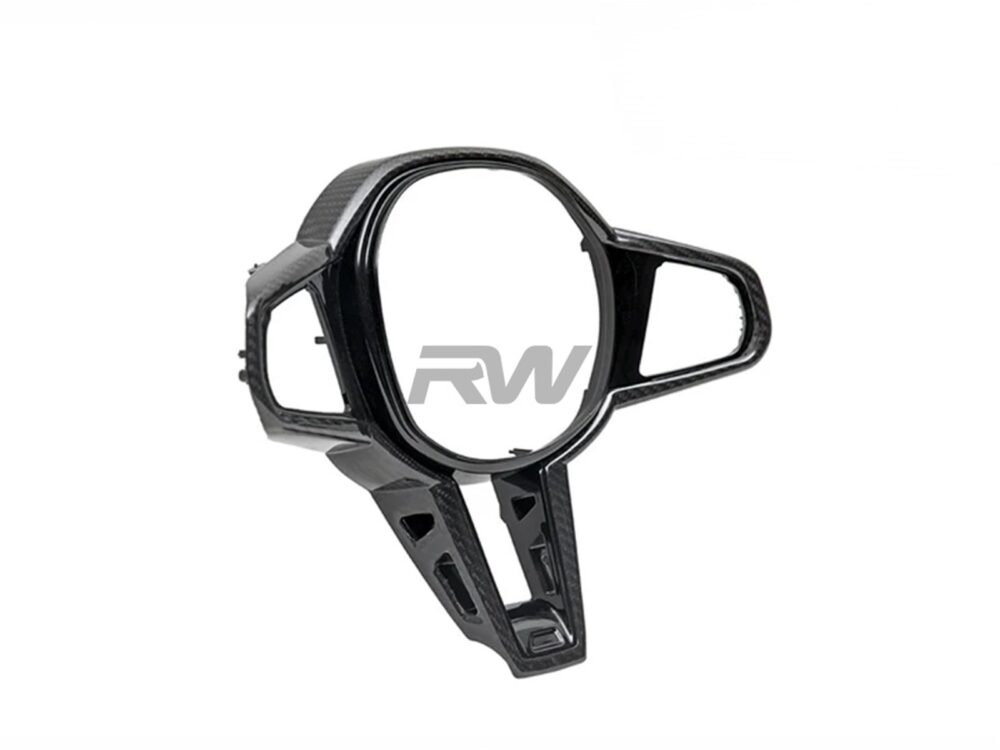 RW Carbon BMW G42 2-Series LCI Carbon Fiber Steering Wheel Trim - Image 2