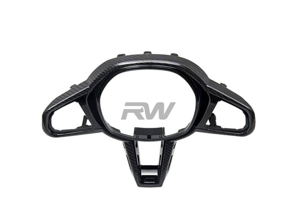 RW Carbon BMW G42 2-Series LCI Carbon Fiber Steering Wheel Trim - Image 4