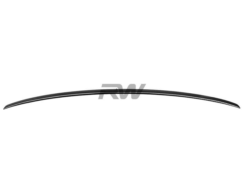 RW Carbon BMW G60 G90 M Style Carbon Fiber Trunk Spoiler