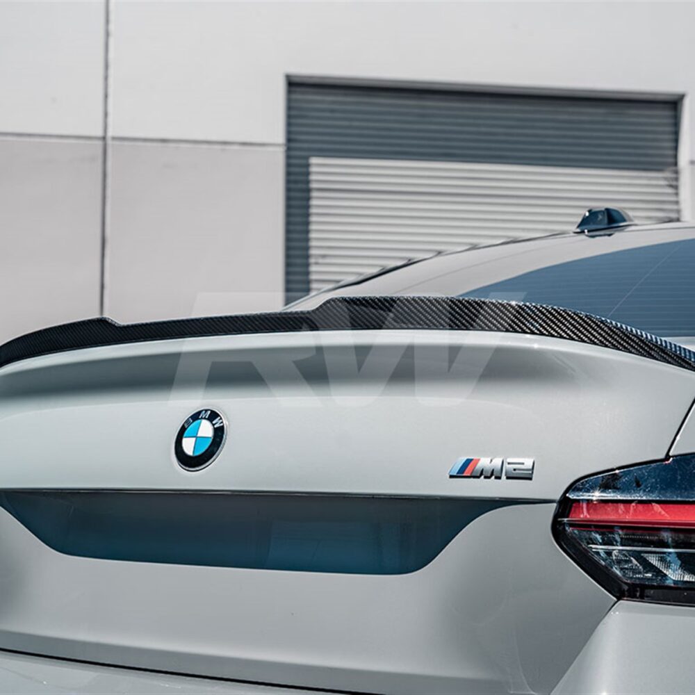RW Carbon BMW G42 G87 M2 DTM Carbon Fiber Trunk Spoiler