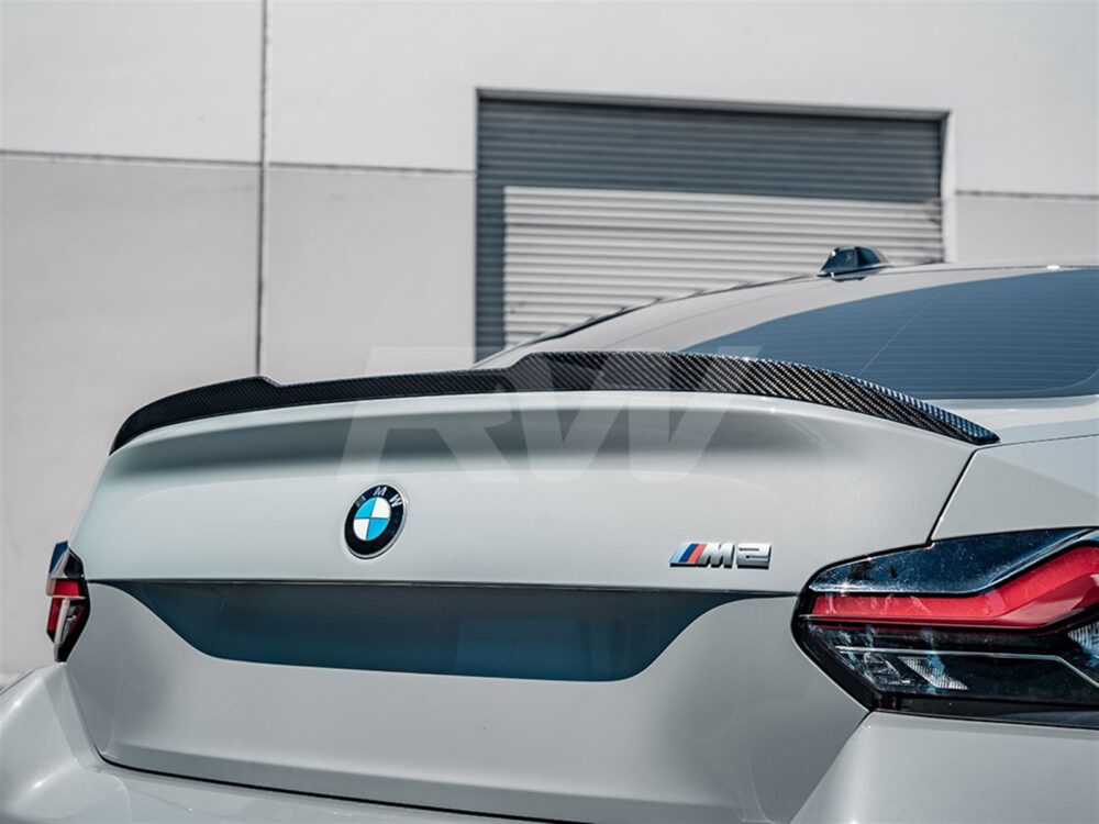 RW Carbon BMW G42 G87 M2 DTM Carbon Fiber Trunk Spoiler