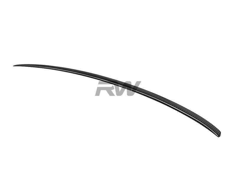 Alternative view of RW Carbon BMW G60 G90 M Style Carbon Fiber Trunk Spoiler