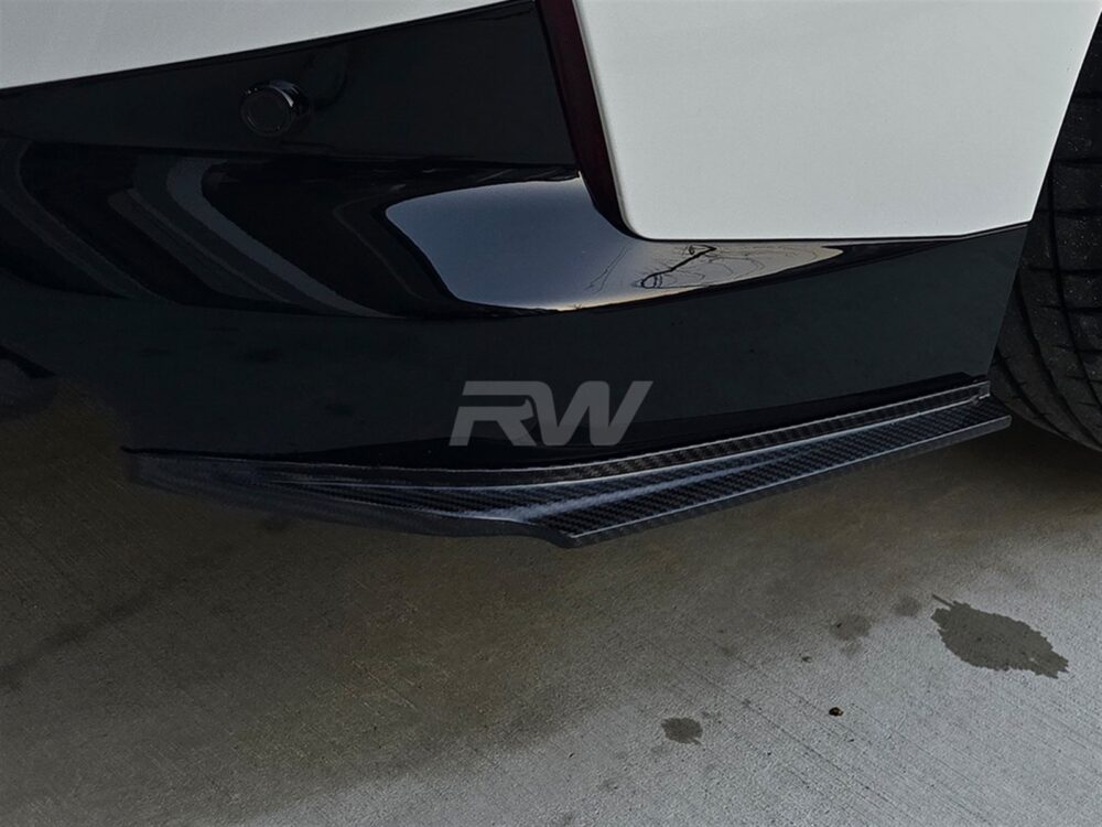 RW Carbon BMW G42 M240i Carbon Fiber Rear Bumper Splitters - Image 3