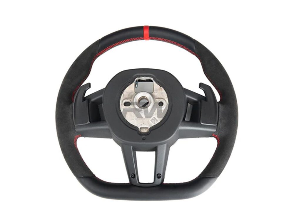 RW Carbon BMW G60 5-Series Alcantara Steering Wheel - Image 3