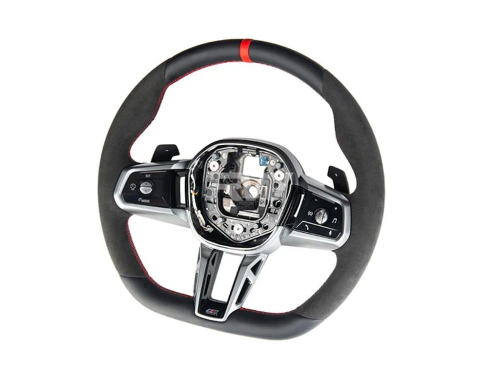RW Carbon BMW G60 5-Series Alcantara Steering Wheel - Image 2