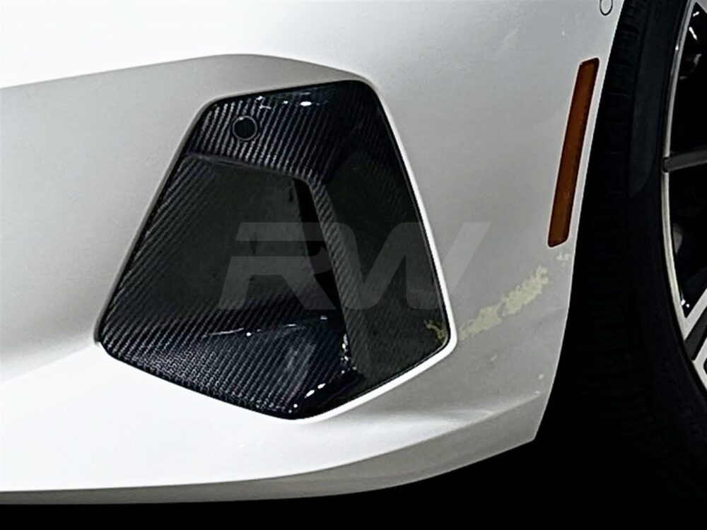 RW Carbon BMW G60 5 Series Carbon Fiber Front Duct Trims