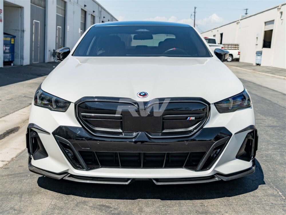 RW Carbon BMW G60 CF Performance Style Front Lip - Image 2