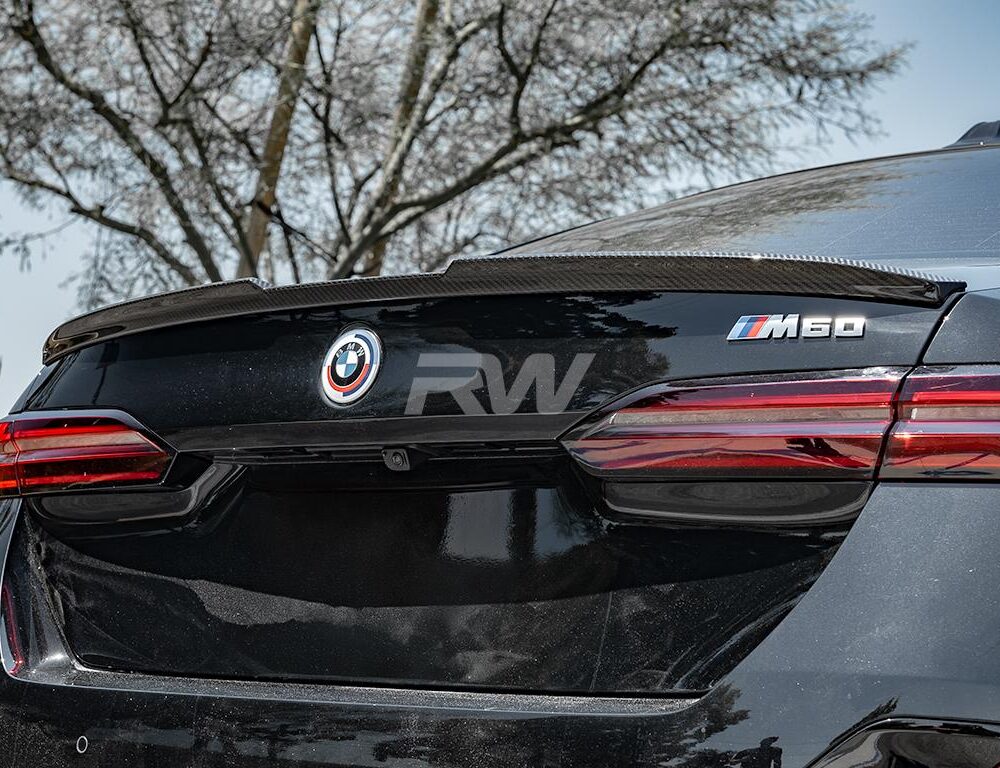 RW Carbon BMW G60 G90 Performance Style CF Trunk Spoiler