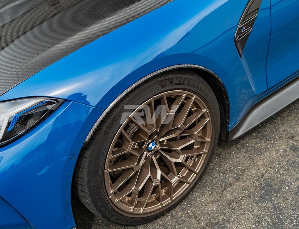 RW Carbon BMW G80 M3 CF V2 F+R Wheel Arch Extensions