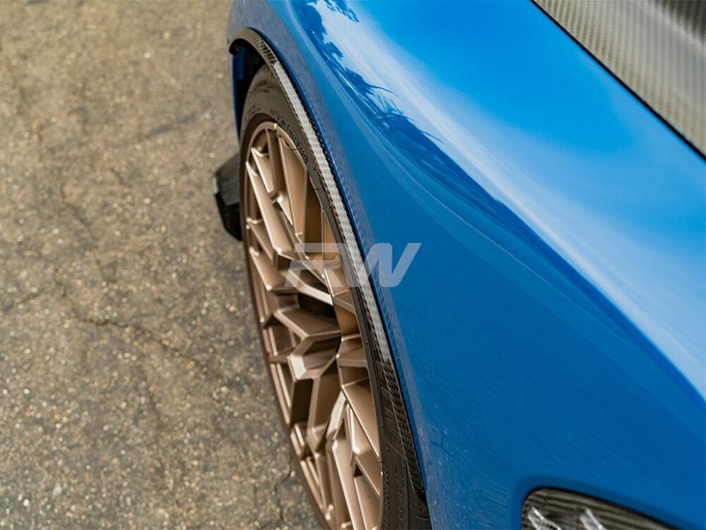 RW Carbon BMW G80 M3 CF V2 F+R Wheel Arch Extensions - Image 3