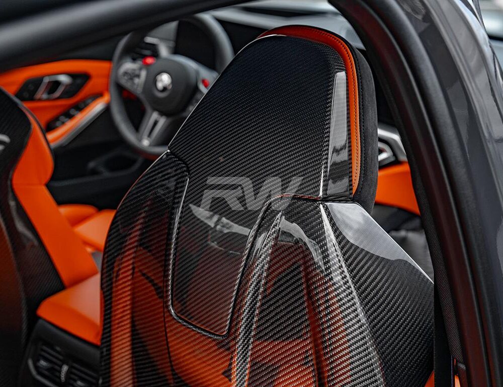 RW Carbon BMW G80 M3 / F93 M8 Carbon Fiber Seat Backs