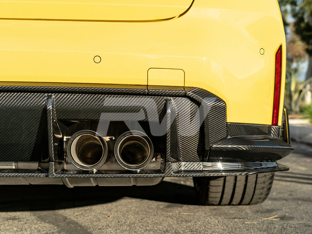 RW Carbon BMW G80 M3 OEM Style Carbon Fiber Diffuser - Image 19