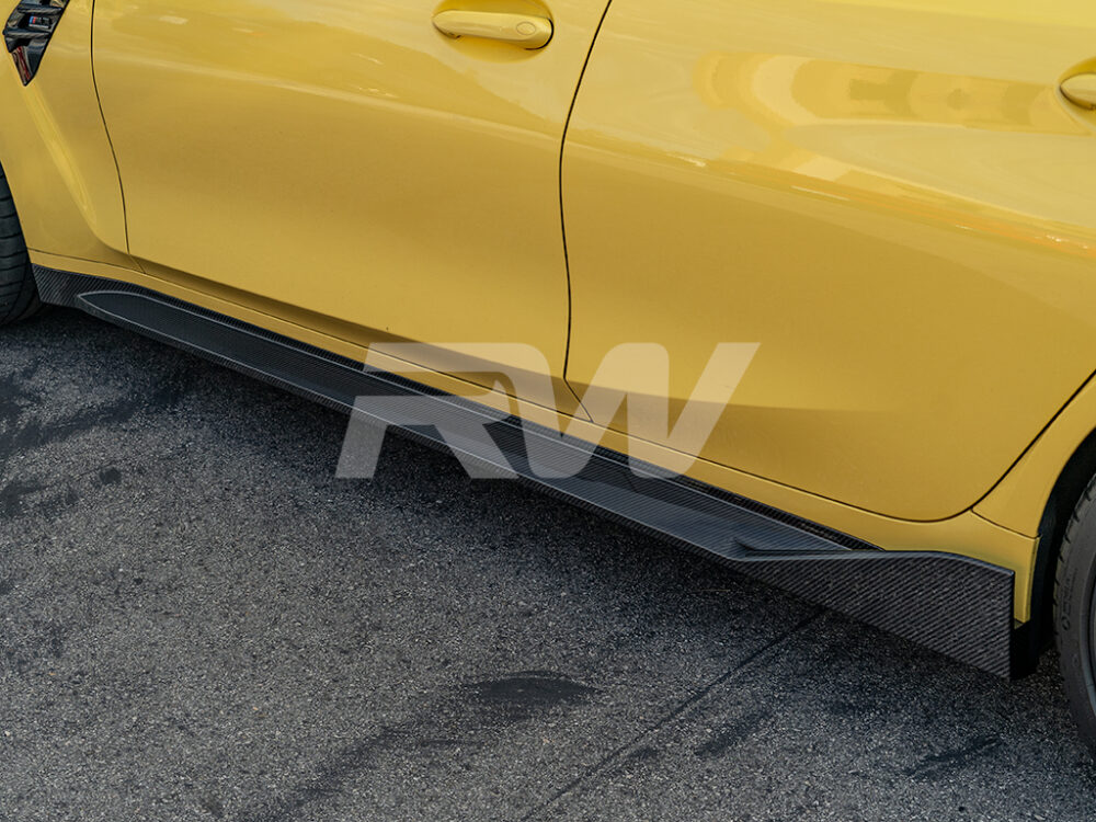 RW Carbon BMW G80 M3 Performance Style CF Side Skirts - Image 4