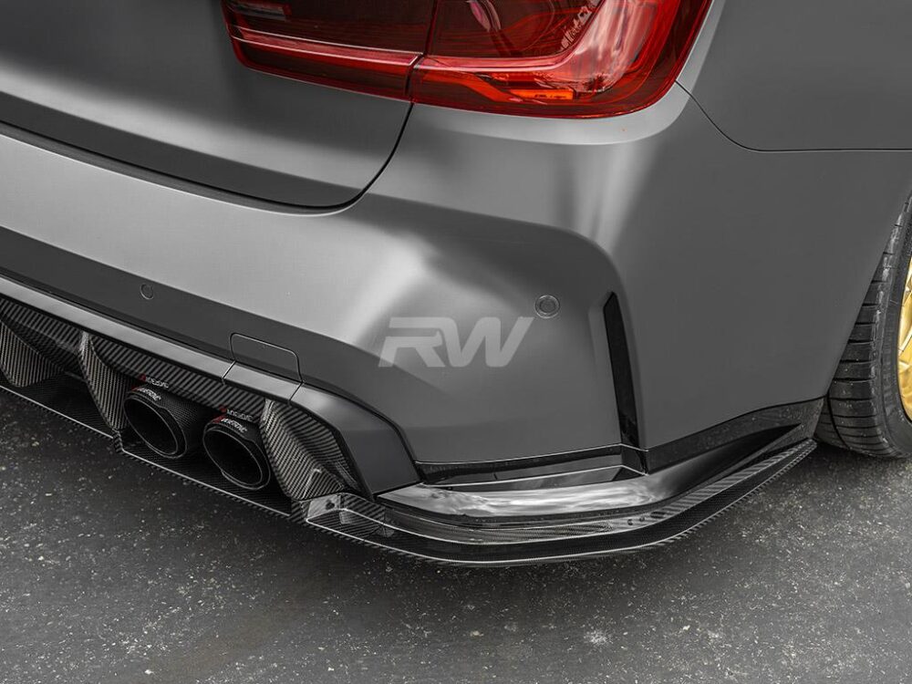 RW Carbon BMW G80 M3 RWS Carbon Fiber Lower Diffuser - Image 7