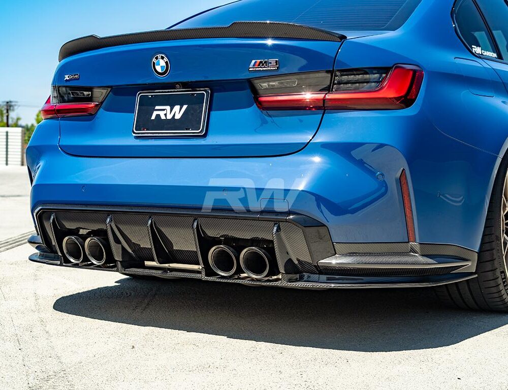 RW Carbon BMW G80 M3 RWS Carbon Fiber Lower Diffuser