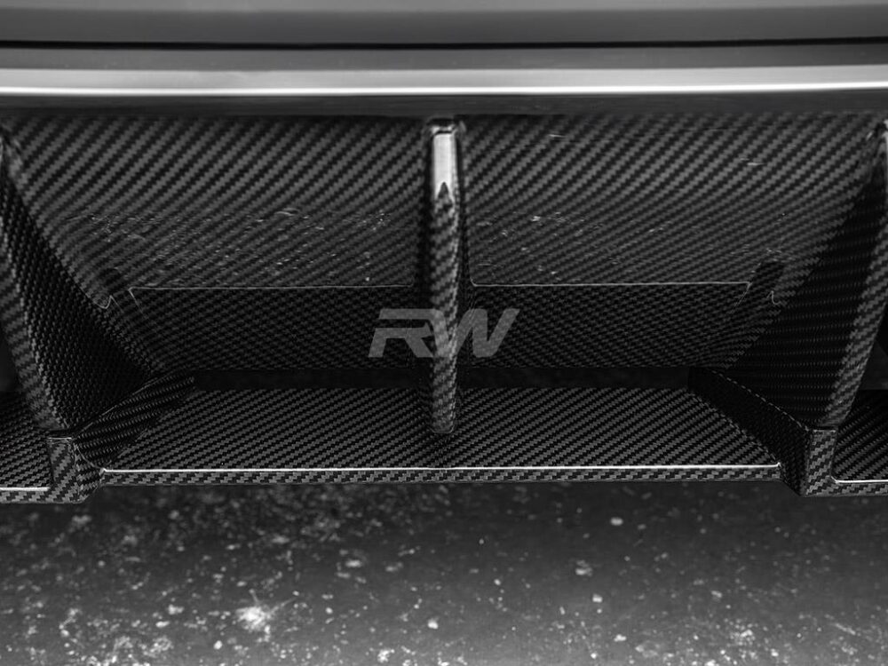 RW Carbon BMW G80 M3 RWS Carbon Fiber Lower Diffuser - Image 8