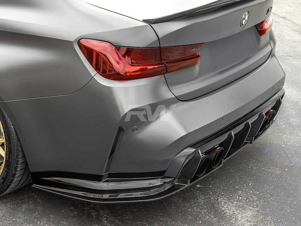 RW Carbon BMW G80 M3 RWS Carbon Fiber Lower Diffuser - Image 9